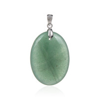 Green Aventurine Silver Pendant