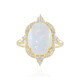 Welo Opal Silver Ring (Adela Silber)