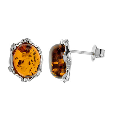 Baltic Amber Silver Earrings (dagen)