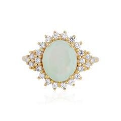 Paraiba Opal Silver Ring