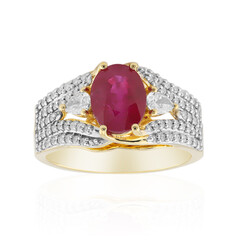 18K Burmese Ruby Gold Ring (Rifkind 1894 Collection)