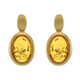 Cognac Baltic Amber Silver Earrings (dagen)