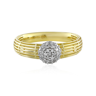 9K I1 (I) Diamond Gold Ring (Ornaments by de Melo)