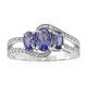 Tanzanite Silver Ring