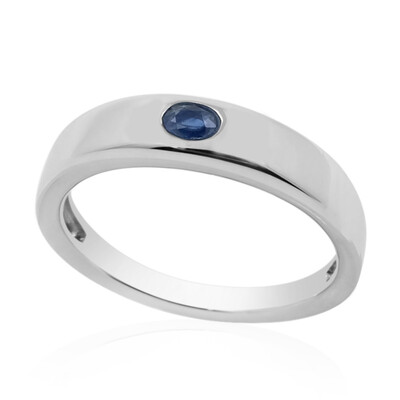 Blue Sapphire Silver Ring