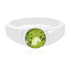 Peridot Silver Ring