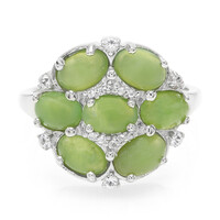 Imperial Chrysoprase Silver Ring