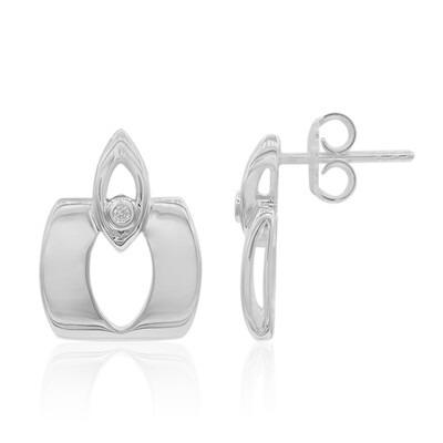 I1 (G) Diamond Silver Earrings (Annette)