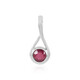 Bemainty Ruby Silver Pendant