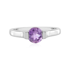 Uruguayan Amethyst Silver Ring