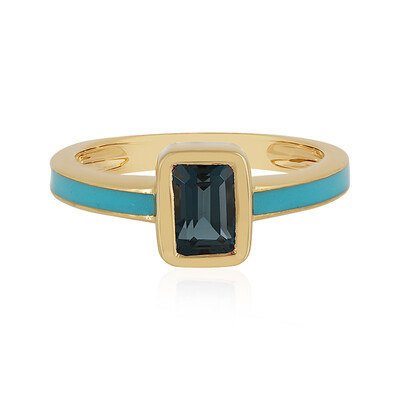 London Blue Topaz Silver Ring