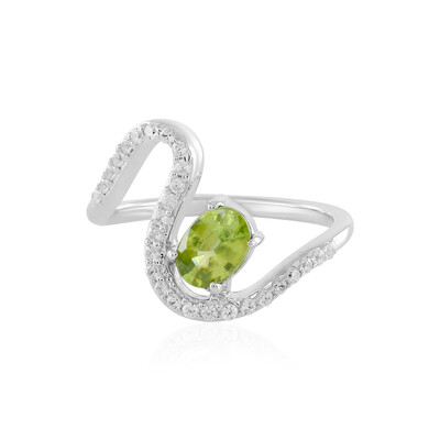 Sphene Silver Ring