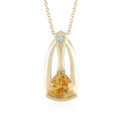 Citrine Silver Necklace