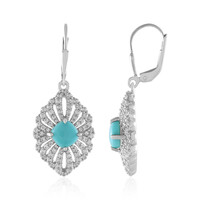 Turquoise Silver Earrings