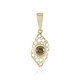 9K I2 Champagne Diamond Gold Pendant (Ornaments by de Melo)