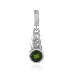 Russian Diopside Silver Pendant