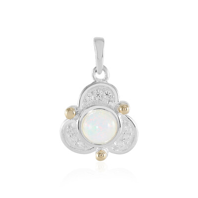 Welo Opal Silver Pendant (Granulieren)