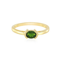 Russian Diopside Silver Ring