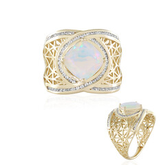 9K AAA Welo Opal Gold Ring (Ornaments by de Melo)