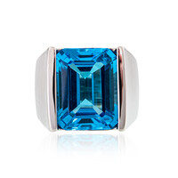 Marambaia Topaz Silver Ring