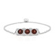 Mozambique Garnet Silver Bracelet (Remy Rotenier)