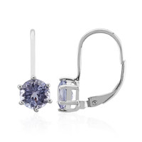 Tanzanite Silver Earrings