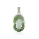 9K Rio Grande Green Amethyst Gold Pendant