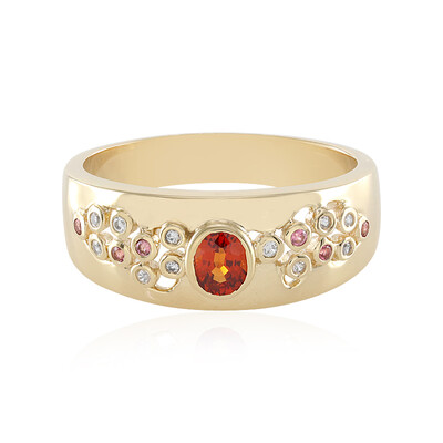 9K Sunset Sapphire Gold Ring (Adela Gold)