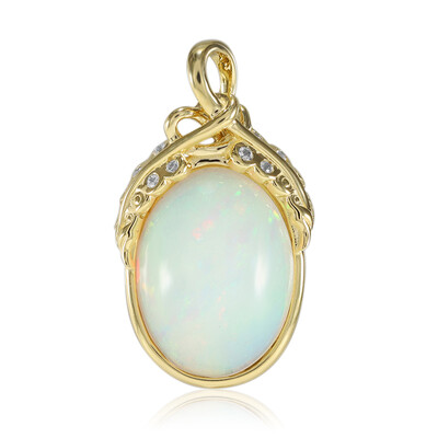 9K AAA Welo Opal Gold Pendant (Adela Gold)