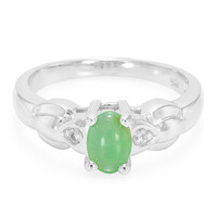 Imperial Chrysoprase Silver Ring