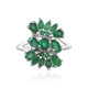 Zambian Emerald Silver Ring