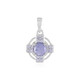 Tanzanite Silver Pendant