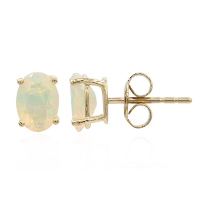 9K Welo Opal Gold Earrings