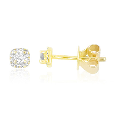 14K Flawless (F) Diamond Gold Earrings (LUCENT DIAMONDS)