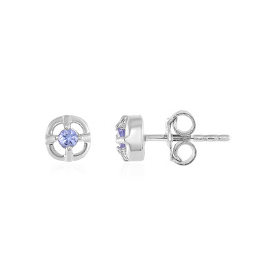 Tanzanite Silver Earrings