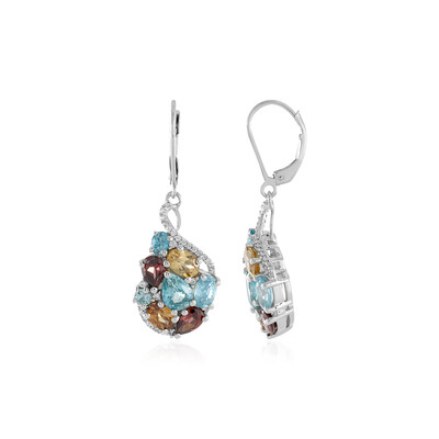 Ratanakiri Zircon Silver Earrings