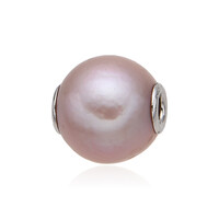 Pink Freshwater Pearl Silver Pendant