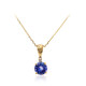 10K AAA Tanzanite Gold Necklace