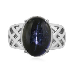 Indian star diopside Silver Ring