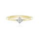 I2 (I) Diamond Silver Ring