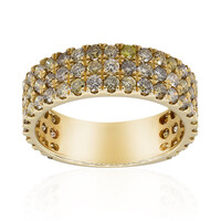 14K SI2 Fancy Diamond Gold Ring (CIRARI)