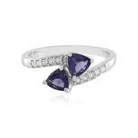 Iolite Silver Ring