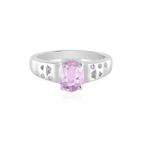 Kunzite Silver Ring