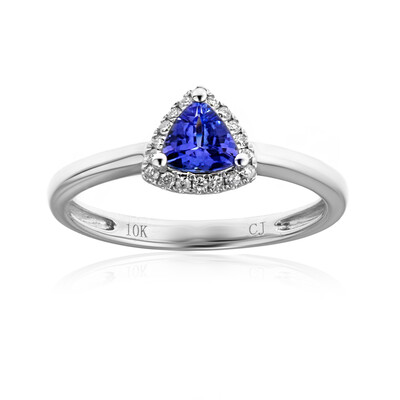 10K AAA Tanzanite Gold Ring