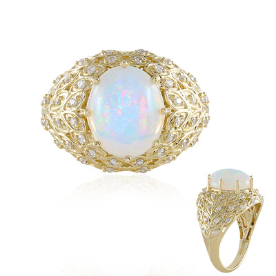 14K AAA Welo Opal Gold Ring (de Melo)