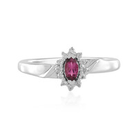 Brazilian Pink Tourmaline Silver Ring