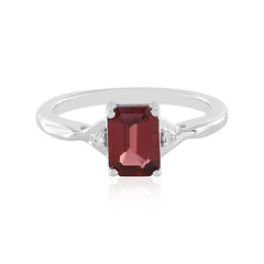 Mozambique Garnet Silver Ring