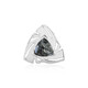 Black Rutile Quartz Silver Pendant (MONOSONO COLLECTION)