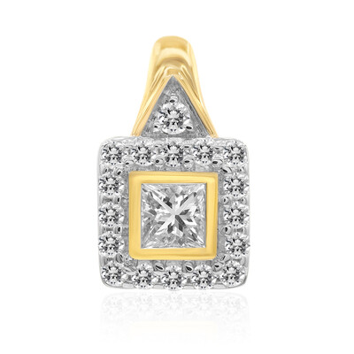 9K SI1 (G) Diamond Gold Pendant (Annette)