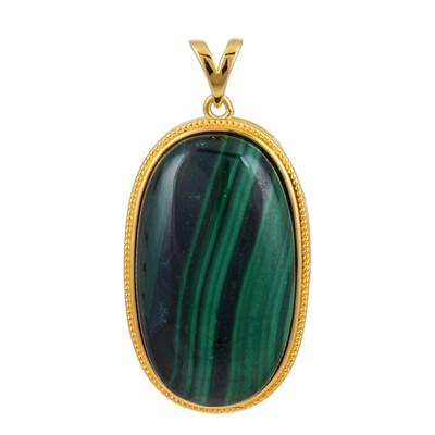 Malachite Silver Pendant